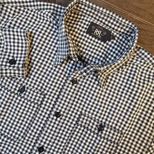 RRL Ralph Lauren 1940s Inspired Medium Weight Cotton Check Workshirt Men's L